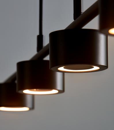 Nordlux Clyde Pendelleuchte in Schwarz mit Moodmaker-Funktion